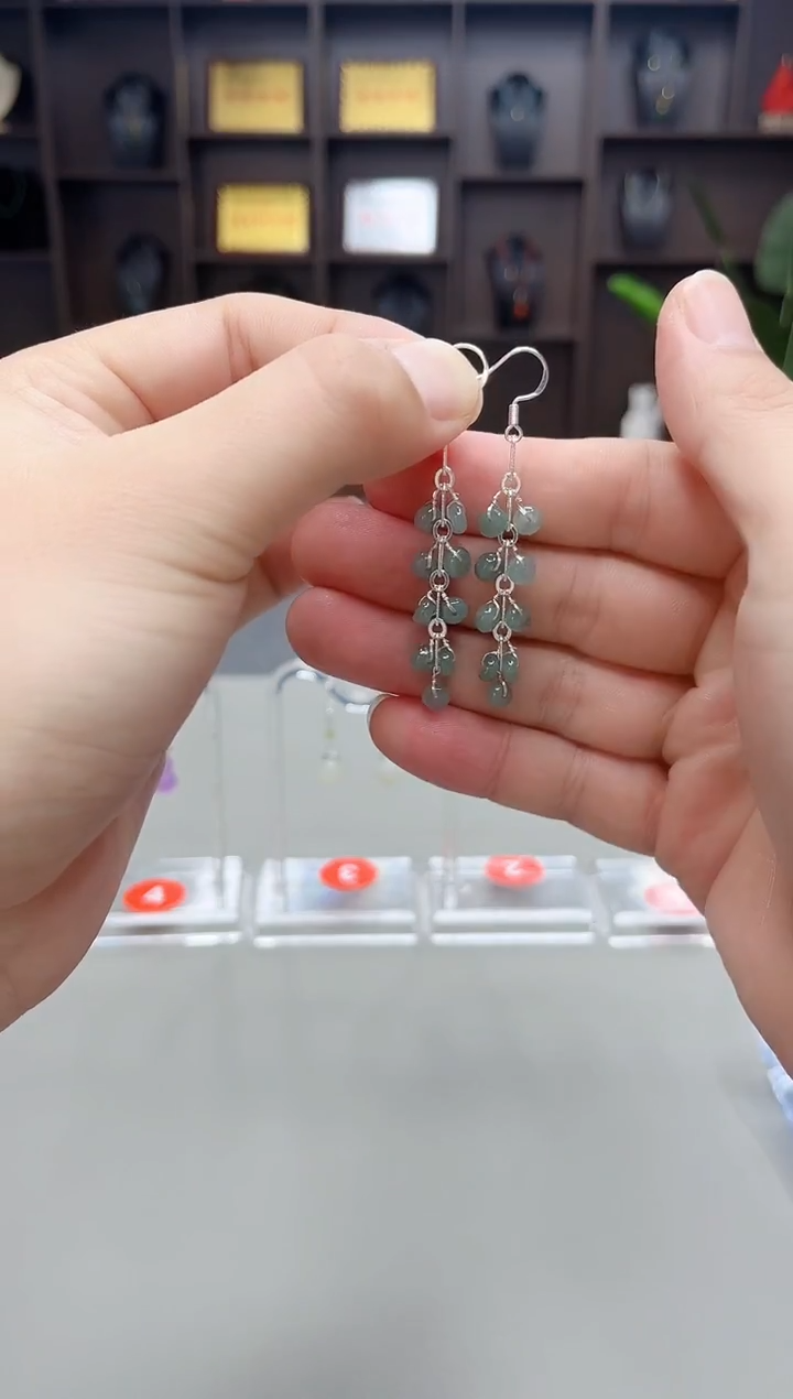 未镶嵌翡翠耳饰911000