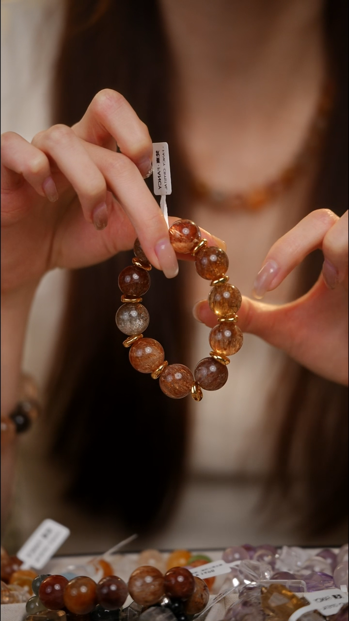 合金手链水晶超七