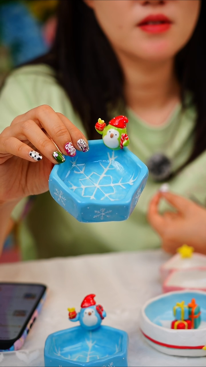 圣诞系列雪花碗绿和尚（特价）