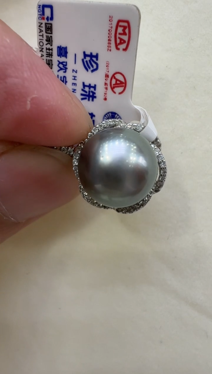 海水珍珠银S925镶嵌颈饰清货