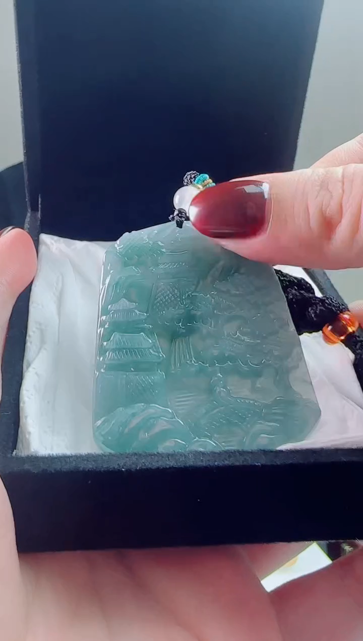 颈饰未镶嵌翡翠天然A货翡翠  多样性发其一