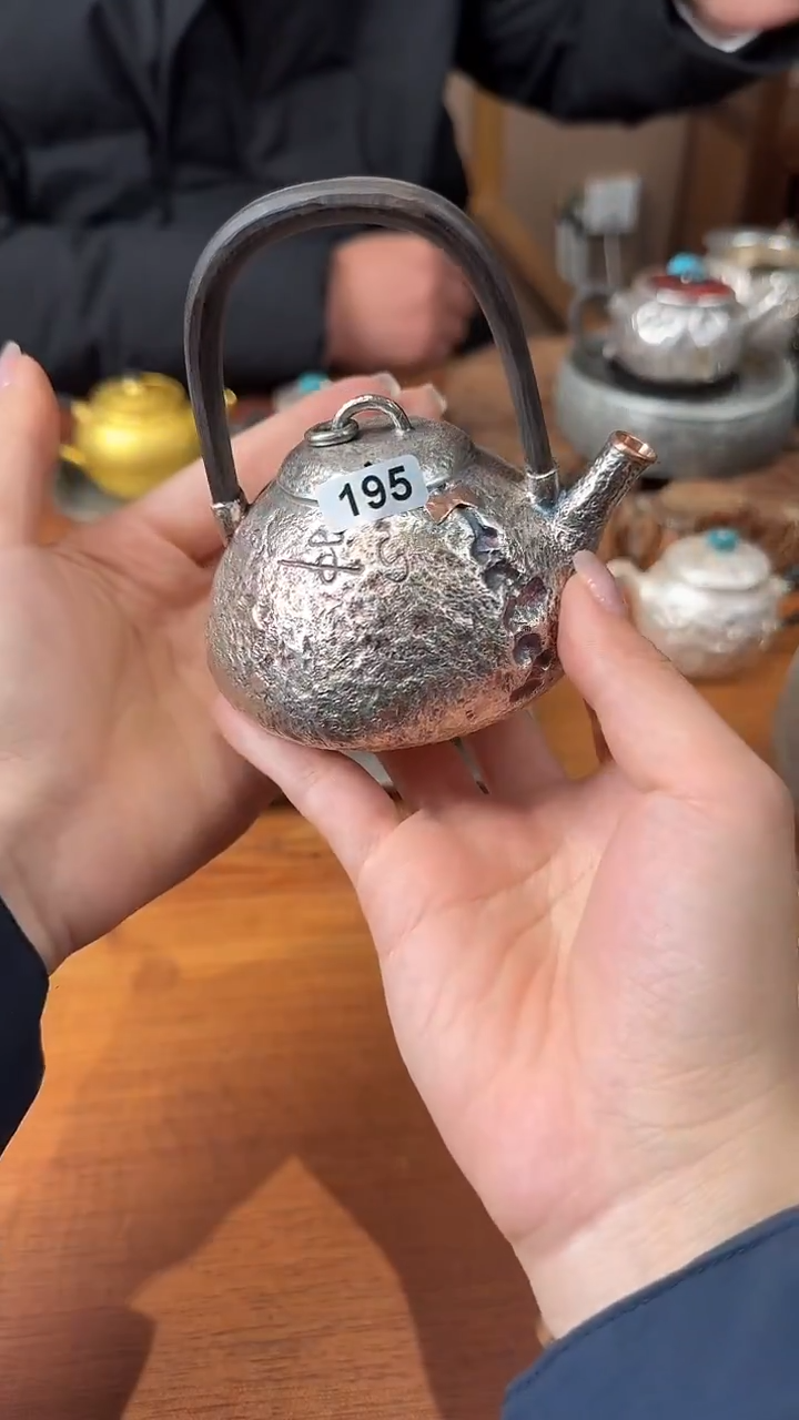 板娘的茶150ml/128g纯银茶具195