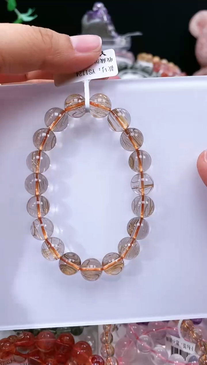 【闪购商品】水晶手串未镶嵌金发晶