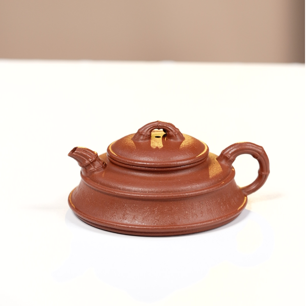 扁竹壶   红泥   LST 刻绘                                    