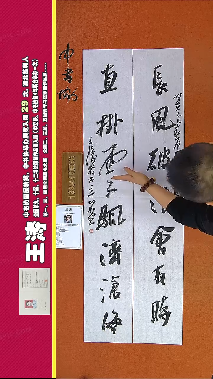 【闪购商品】书法196E王涛书法作品