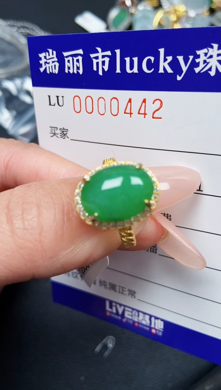 【闪购商品】翡翠颈饰银S925镶嵌0442