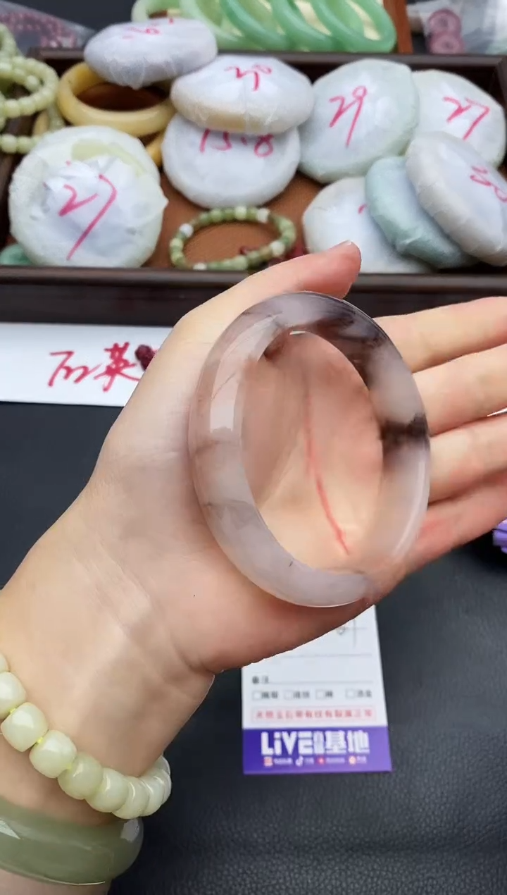 未镶嵌手镯石英质玉175+60/61