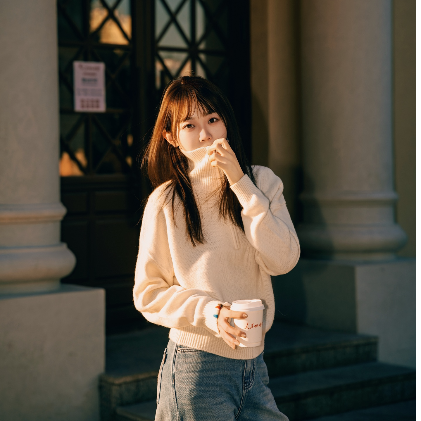 8210-小彩虹立领毛衣-BOENSESI-上衣