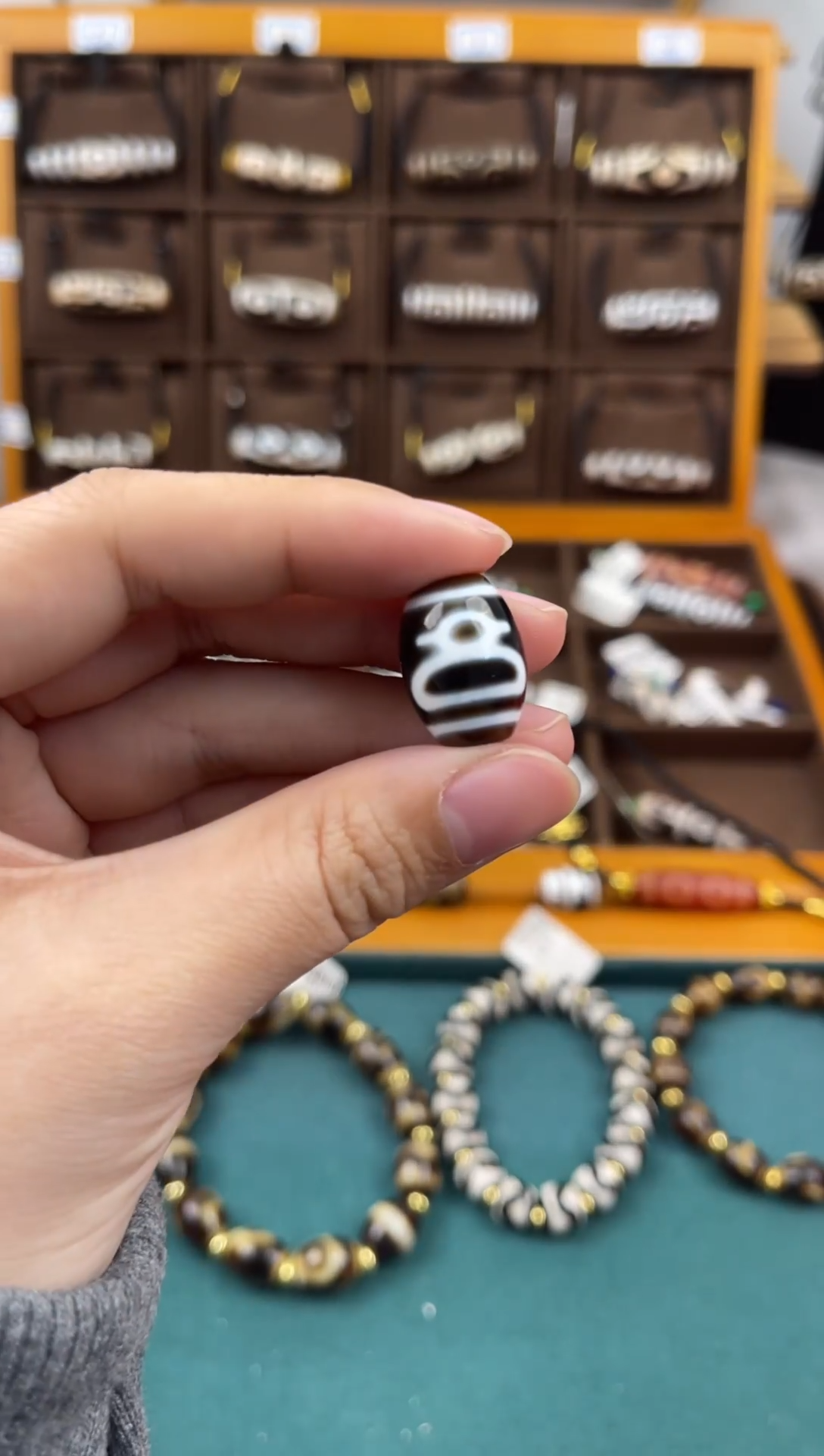 玛瑙/玉髓（覆膜）颈饰未镶嵌24.（微瑕随机发货）