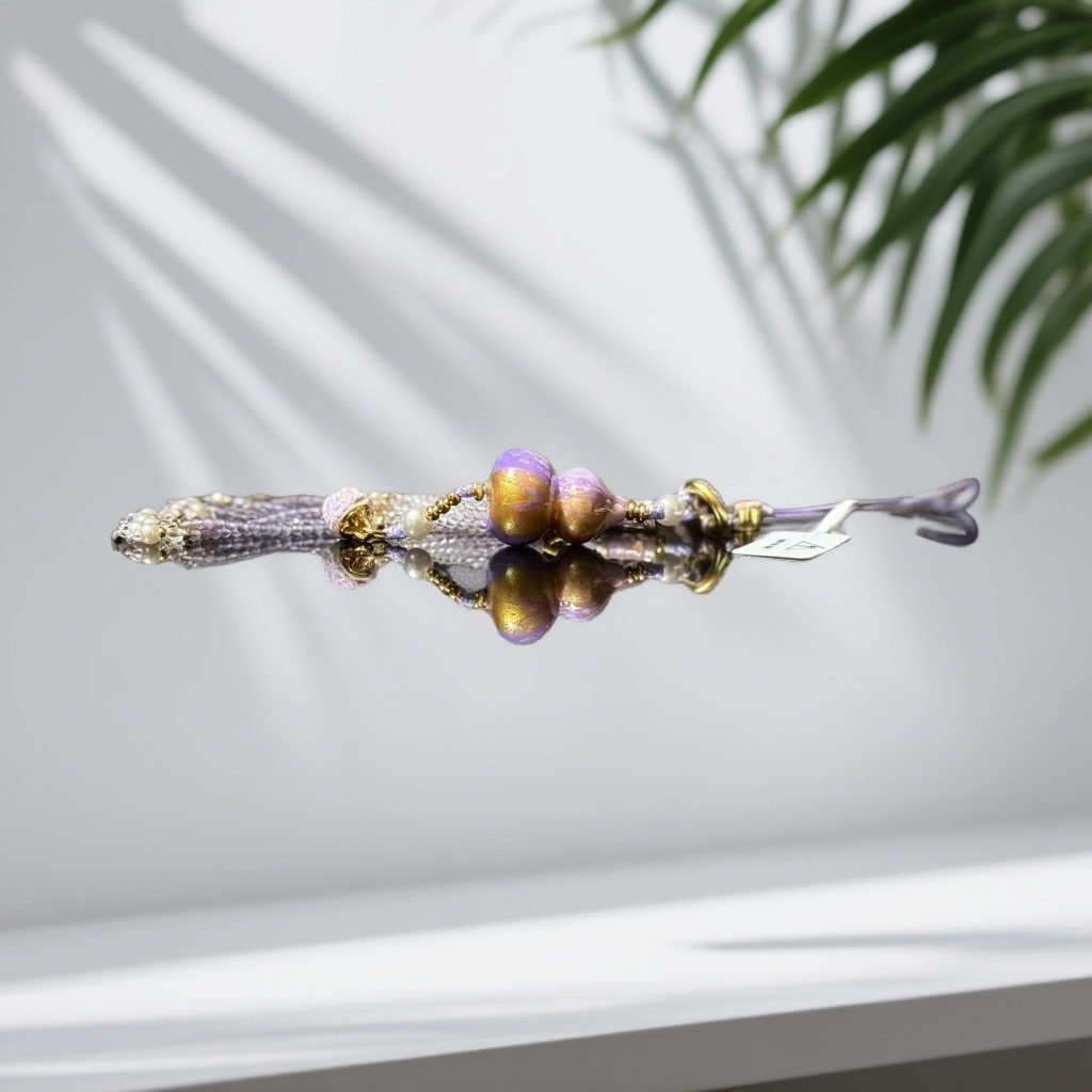 紫气东来大漆葫芦带流苏挂件564【无礼盒】