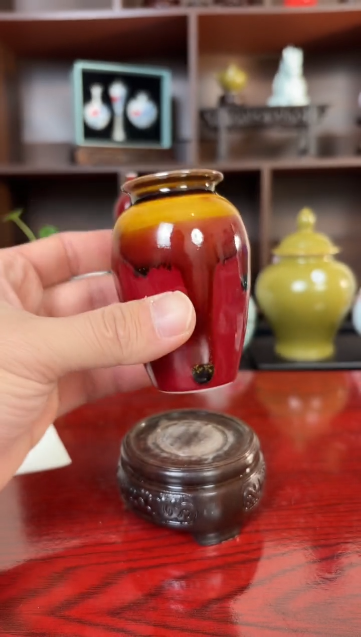 摆件瓷1.2晚微瑕陶瓷摆件