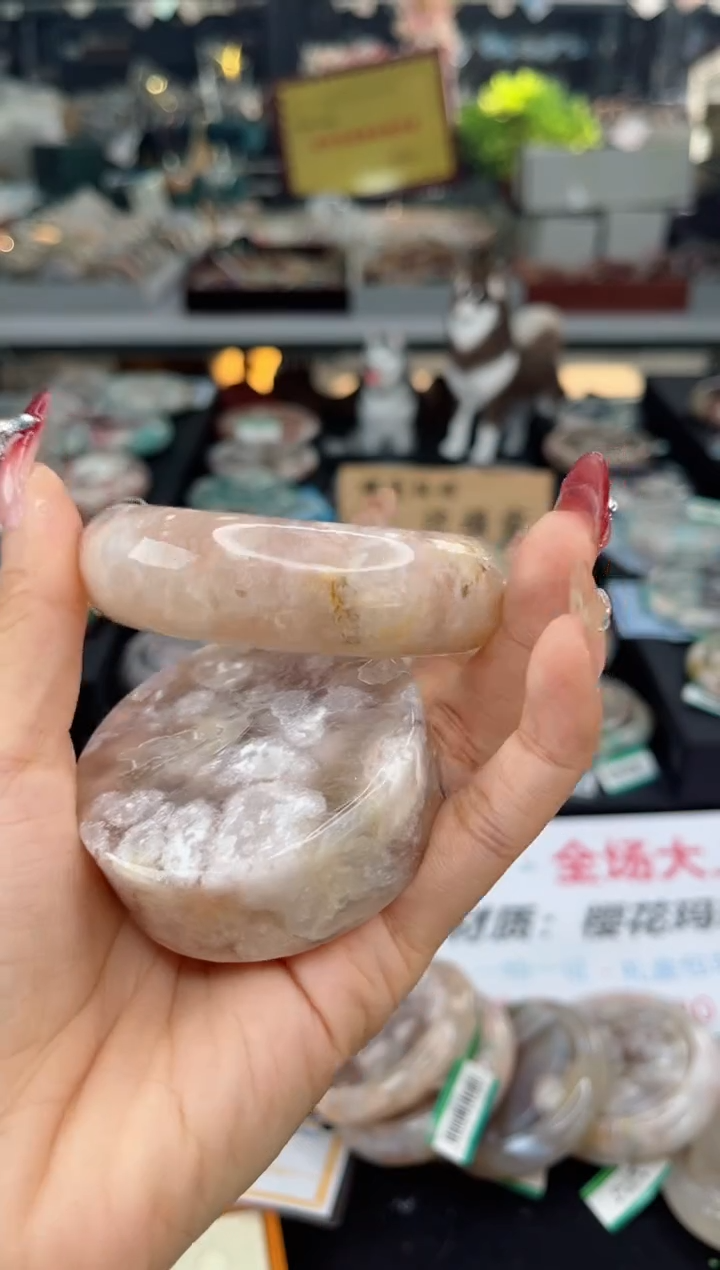 【闪购商品】石英质玉手镯未镶嵌59圈口（赠品镯心）1354995