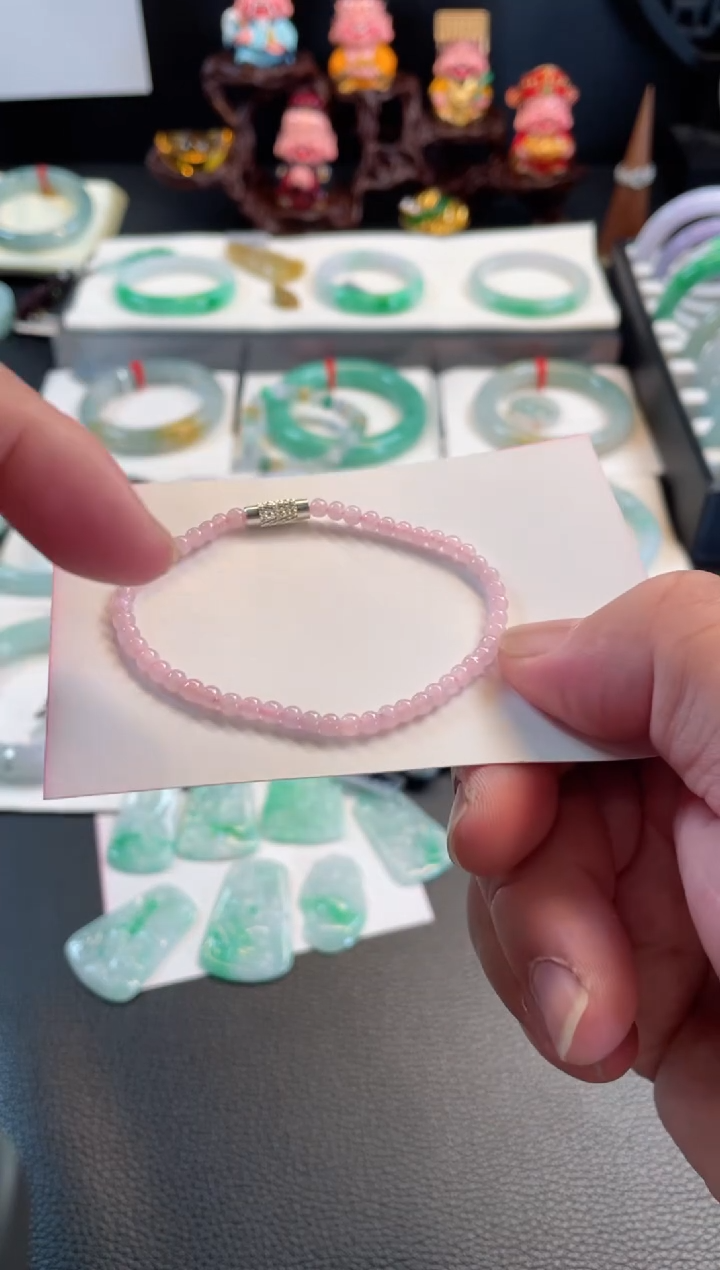 翡翠手镯未镶嵌27有纹裂