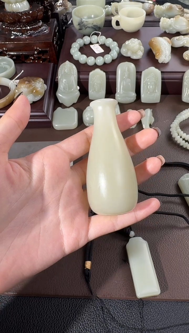 未镶嵌和田玉把件呼*鱼12