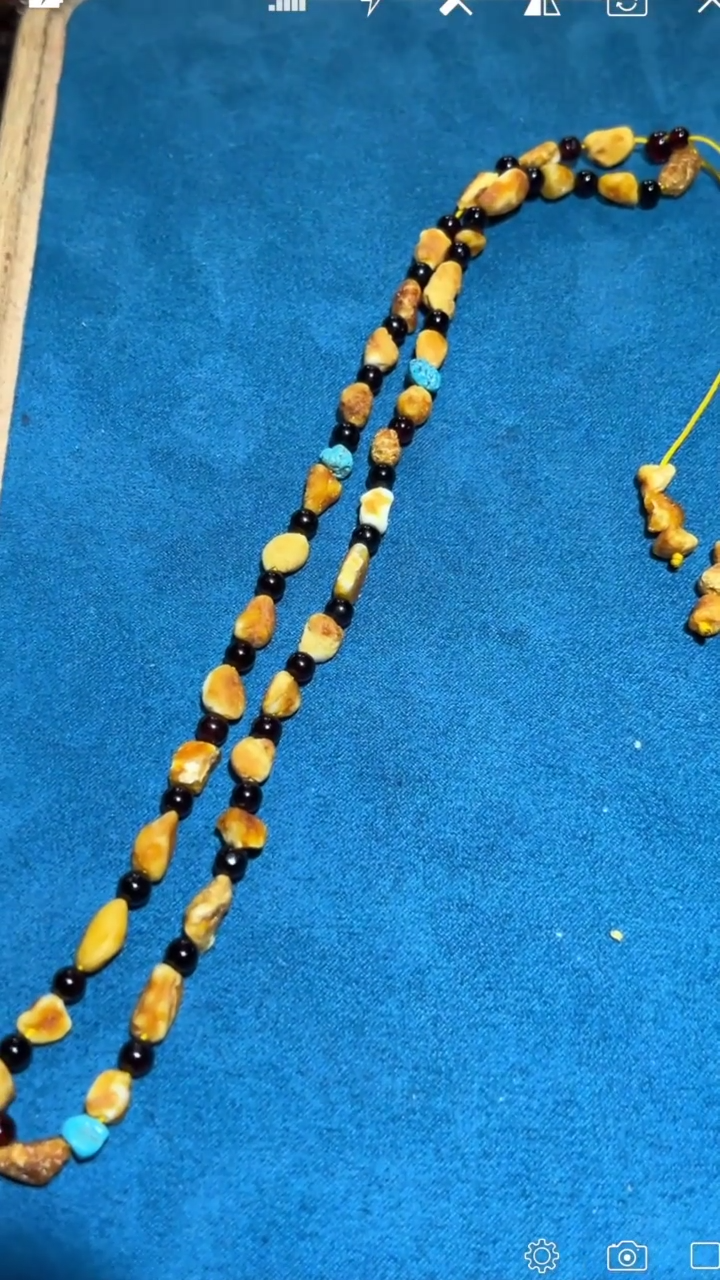 【闪购商品】琥珀裸石未镶嵌WR海漂籽珠链