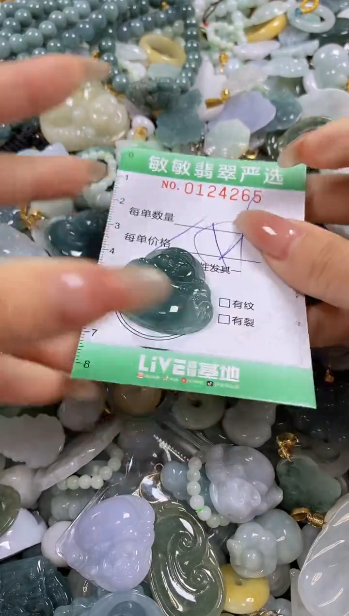 【闪购商品】翡翠颈饰未镶嵌闪购0124265多样性发其一