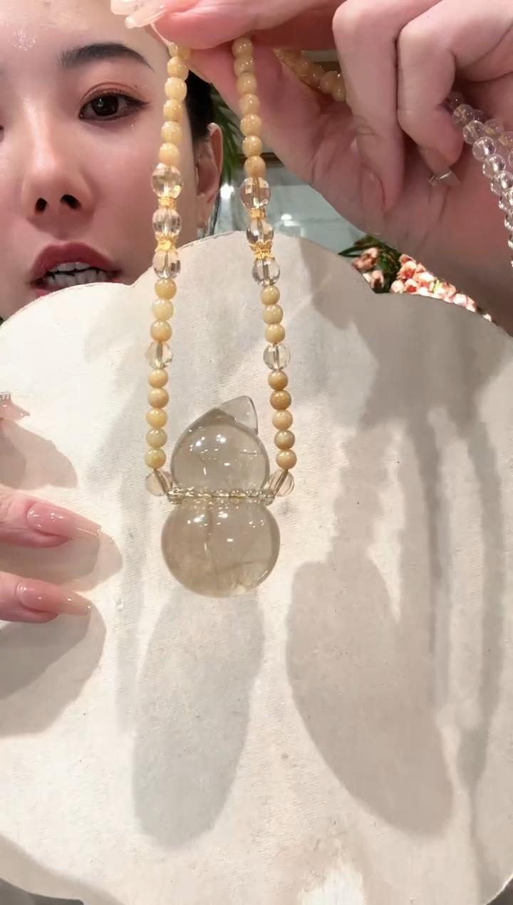 【闪购商品】水晶颈饰未镶嵌国风