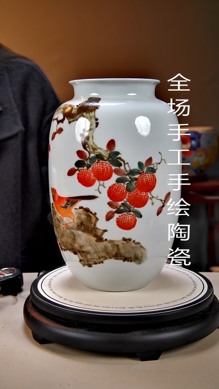 摆件陶景德镇手绘陶瓷28