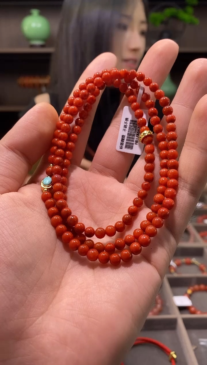 合金手链南红玛瑙南红多圈手串 5mm+ 多样性发一