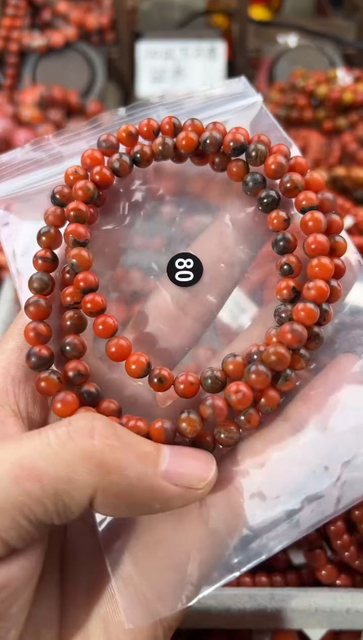 未镶嵌手串南红玛瑙1