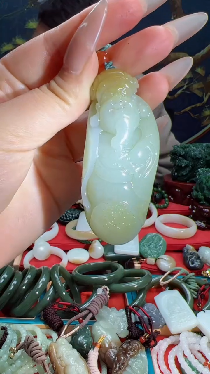 【闪购商品】和田玉吊坠未镶嵌1