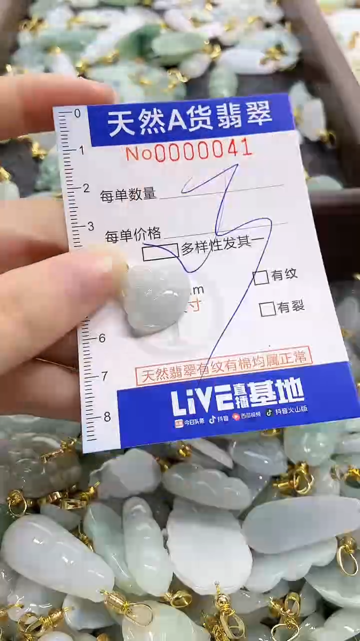 颈饰未镶嵌翡翠天然A货翡翠