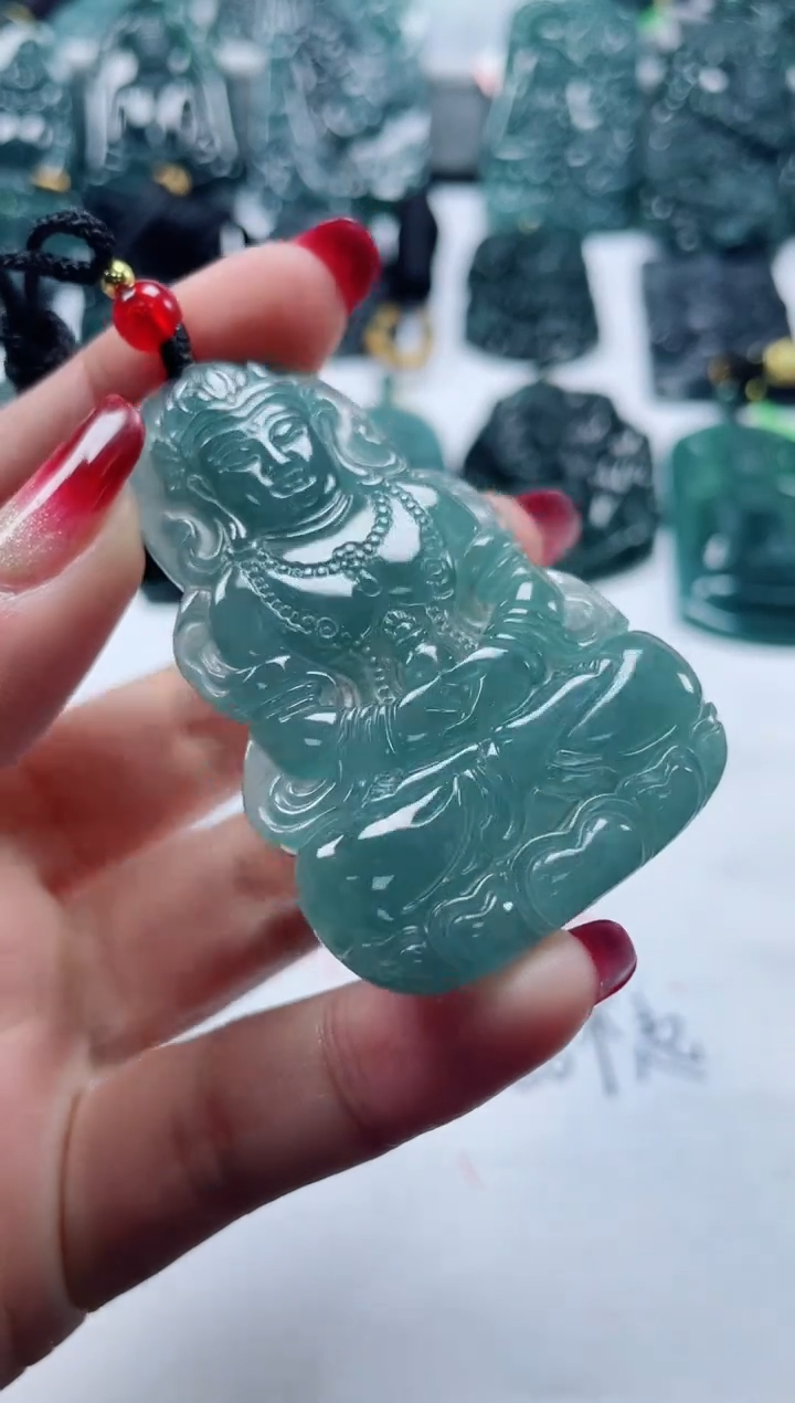 【闪购商品】翡翠颈饰未镶嵌多样性发货一件发货-度母