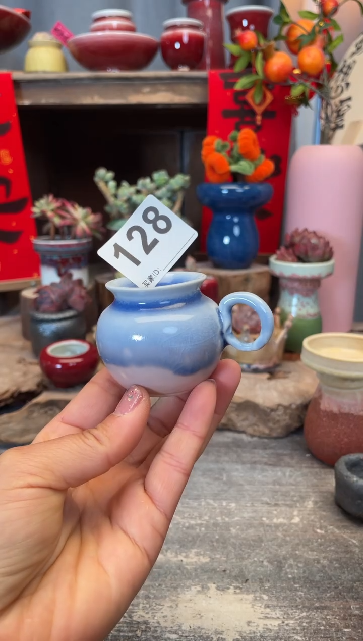 【闪购商品】摆件128知木小芳花盆