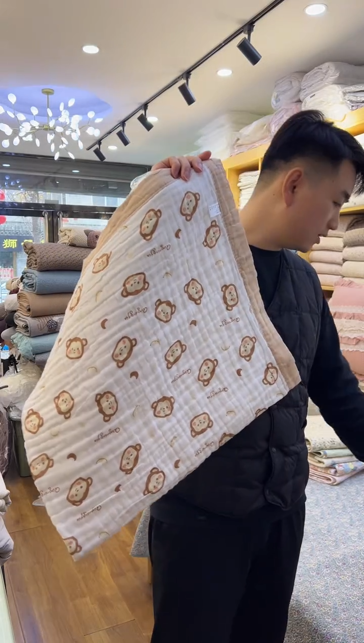 棉纱布巾  小猴   25