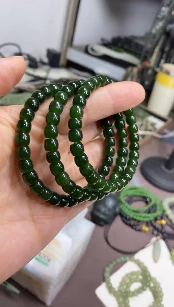 手链未镶嵌和田玉颜色多样性发货拍一发一