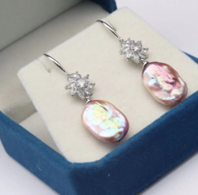 合金耳饰 风絮巴洛克耳饰