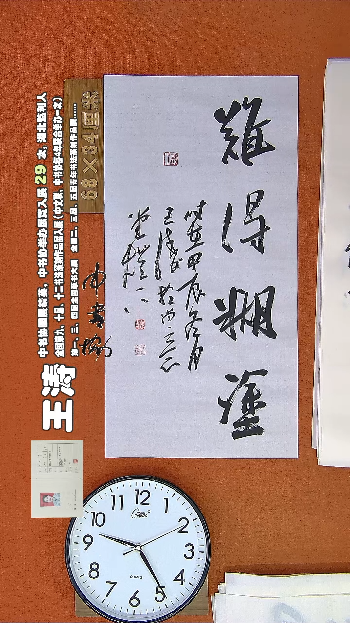 【闪购商品】书法458E王涛书法作品
