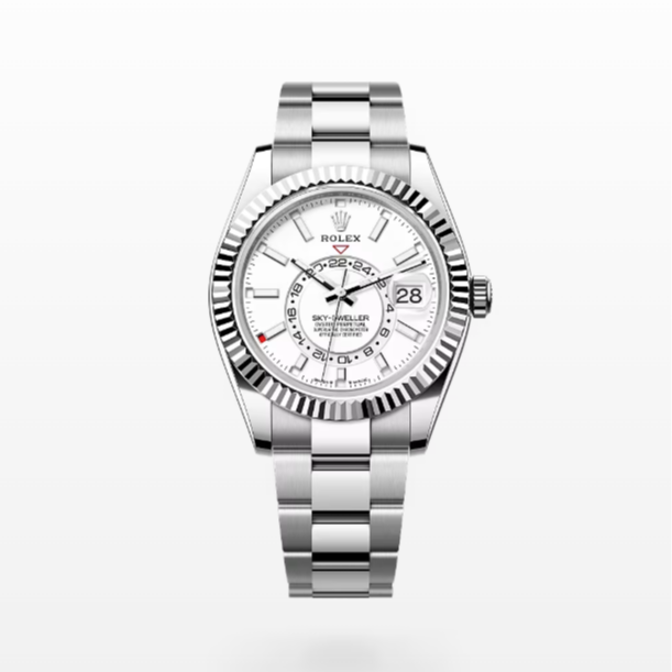 99新 Rolex/劳力士 纵航者336934/白盘条刻/42表径/单表百搭时尚