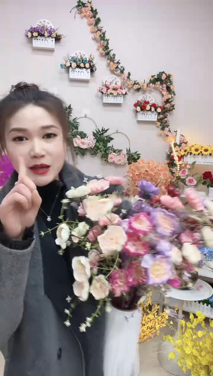 15支芙蓉花混色装