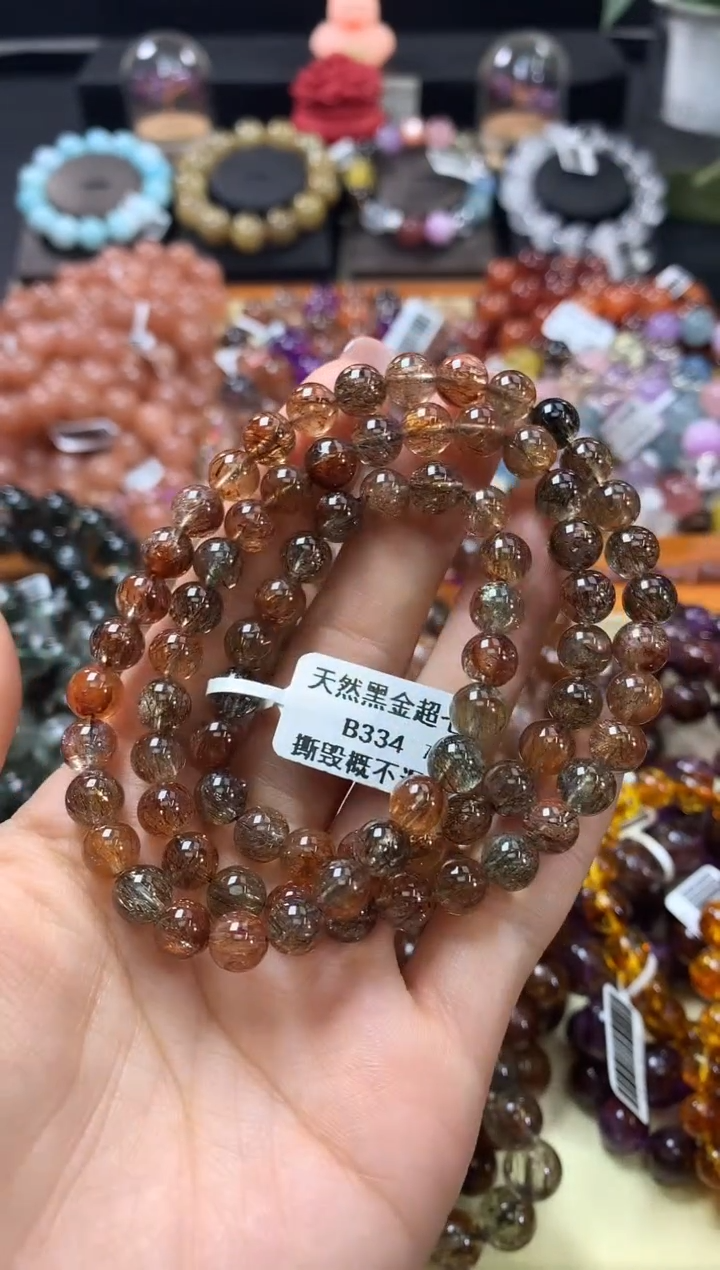 未镶嵌手链水晶7*