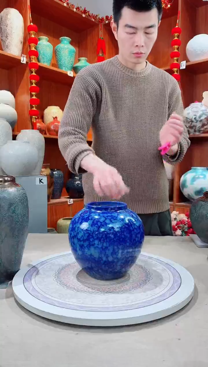 【闪购商品】瓶陶瓷花瓶 无花瑕疵a552