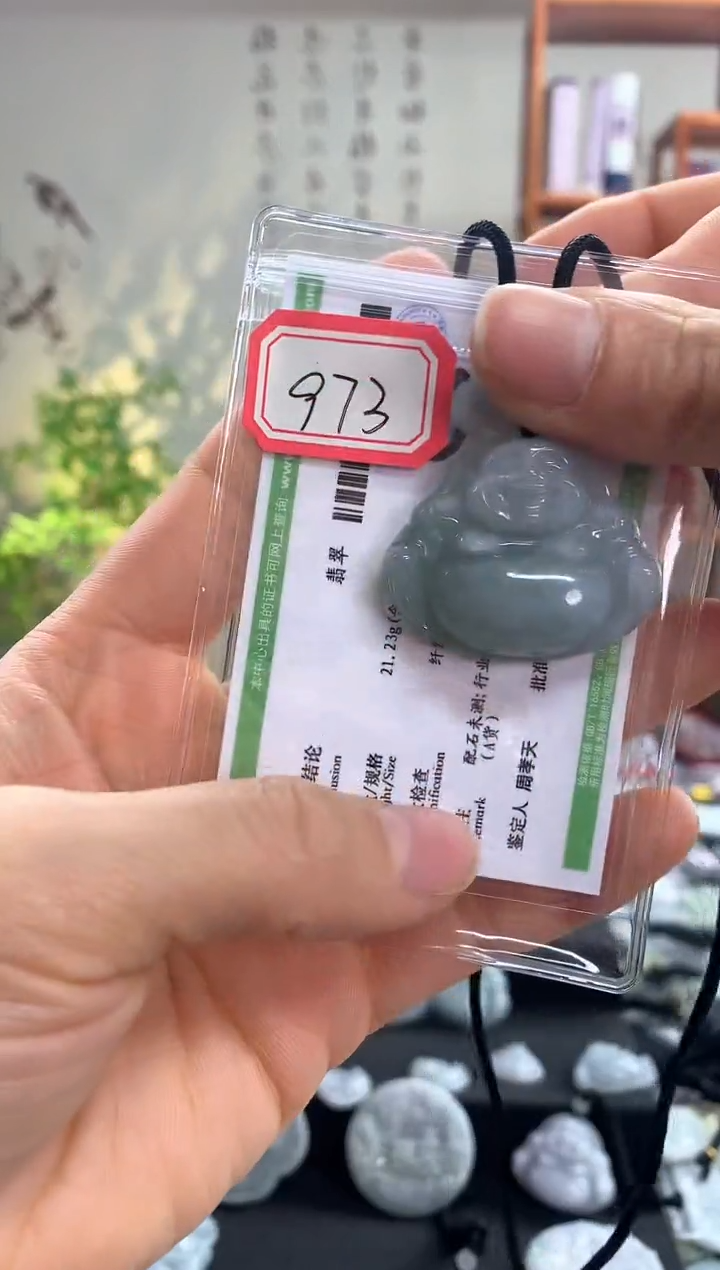 【闪购商品】翡翠颈饰未镶嵌佛公973