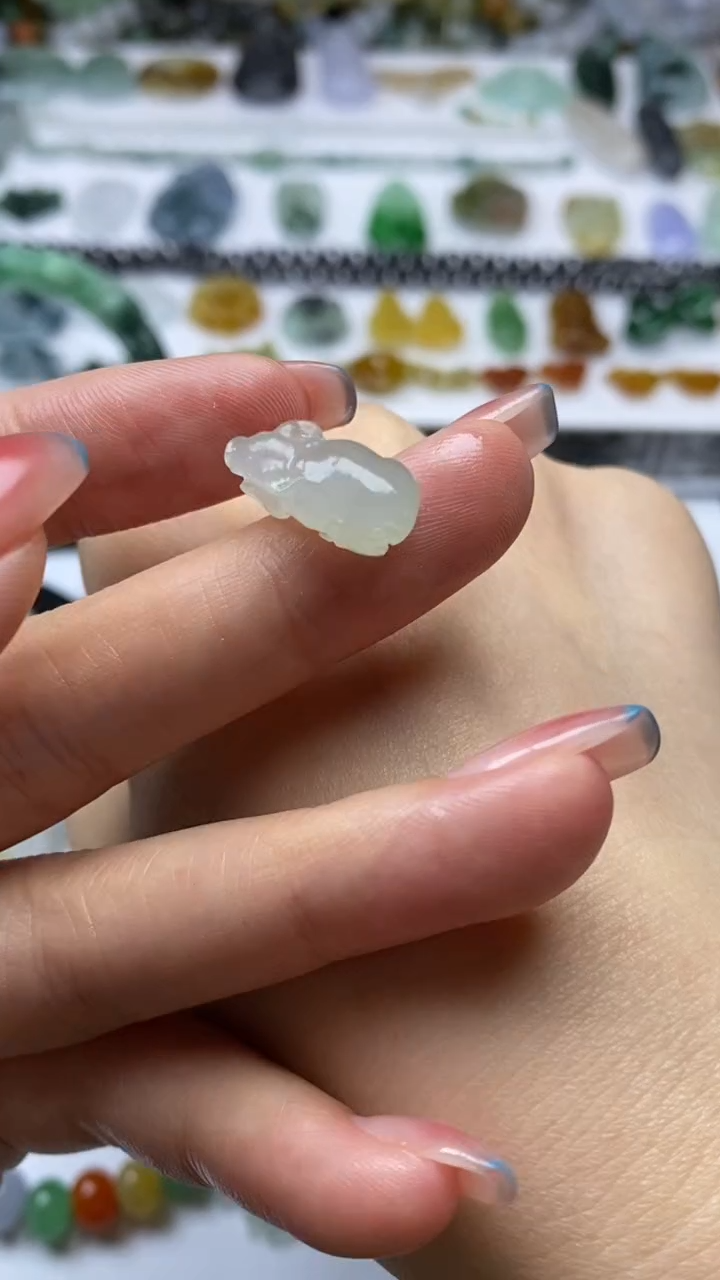 未镶嵌定制翡翠毛货定制不退不换