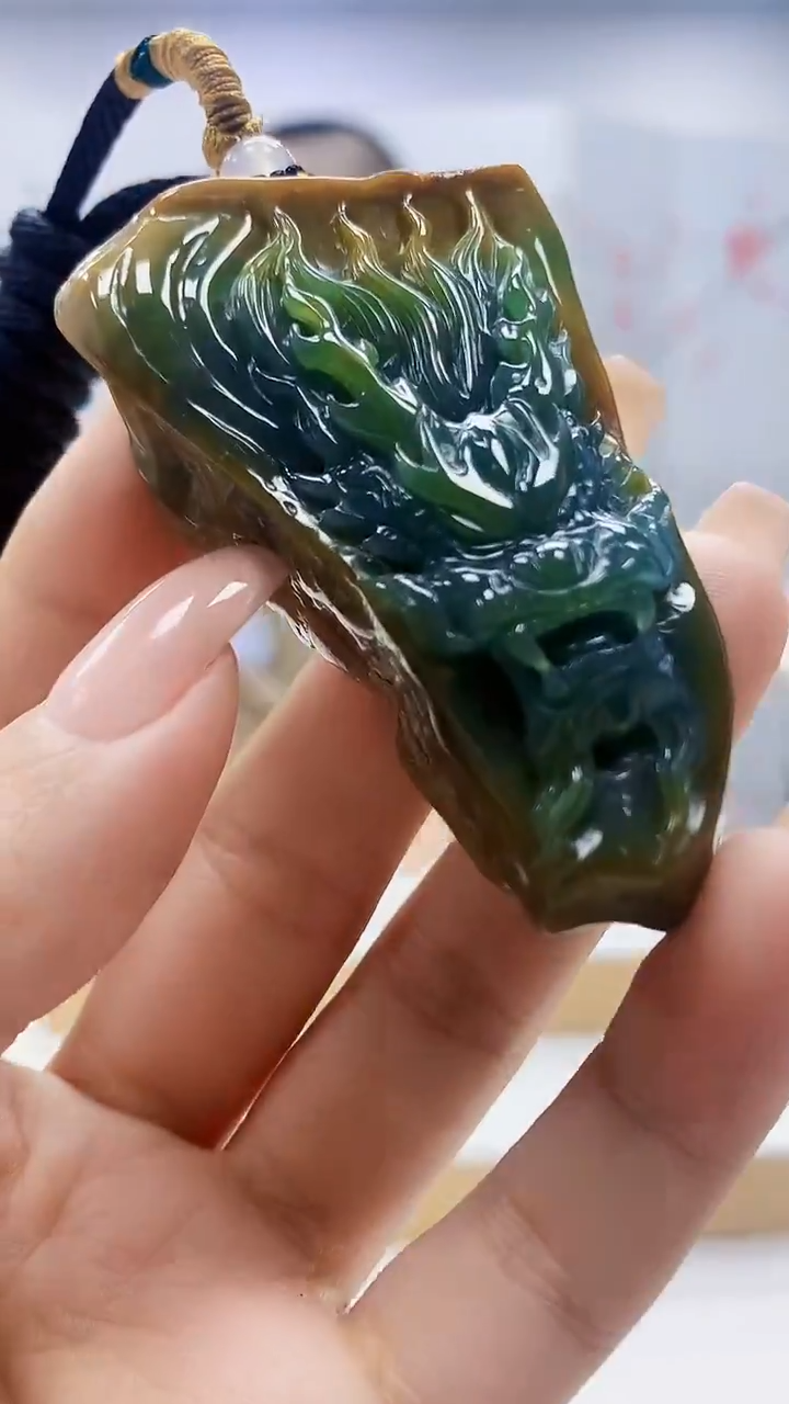 未镶嵌定制翡翠5167ty-毛货挂件41