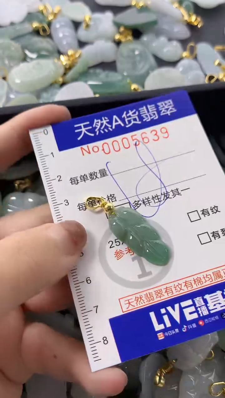 颈饰未镶嵌翡翠天然A货翡翠