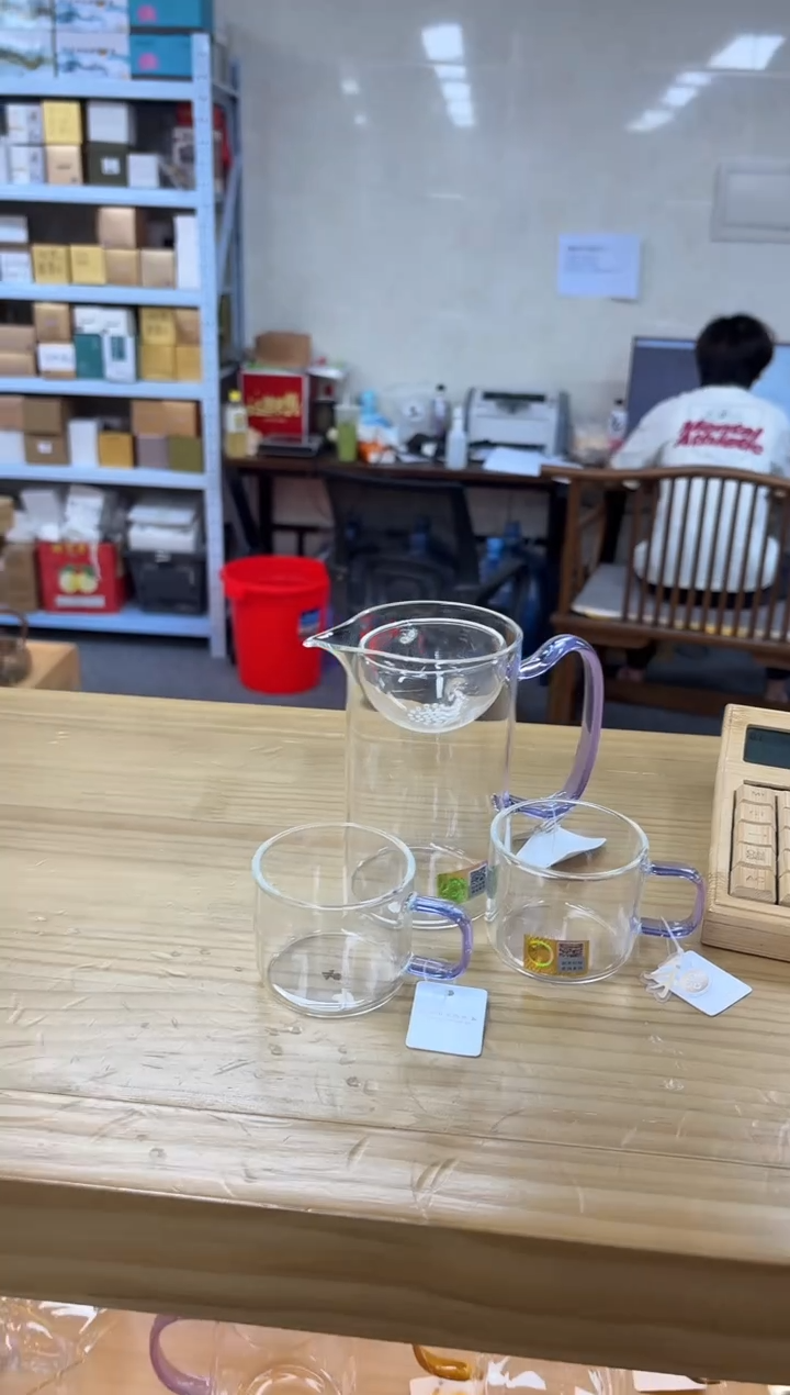 禾器沁润茶海浅紫色+禾器清尚杯一个装*2 不退差价