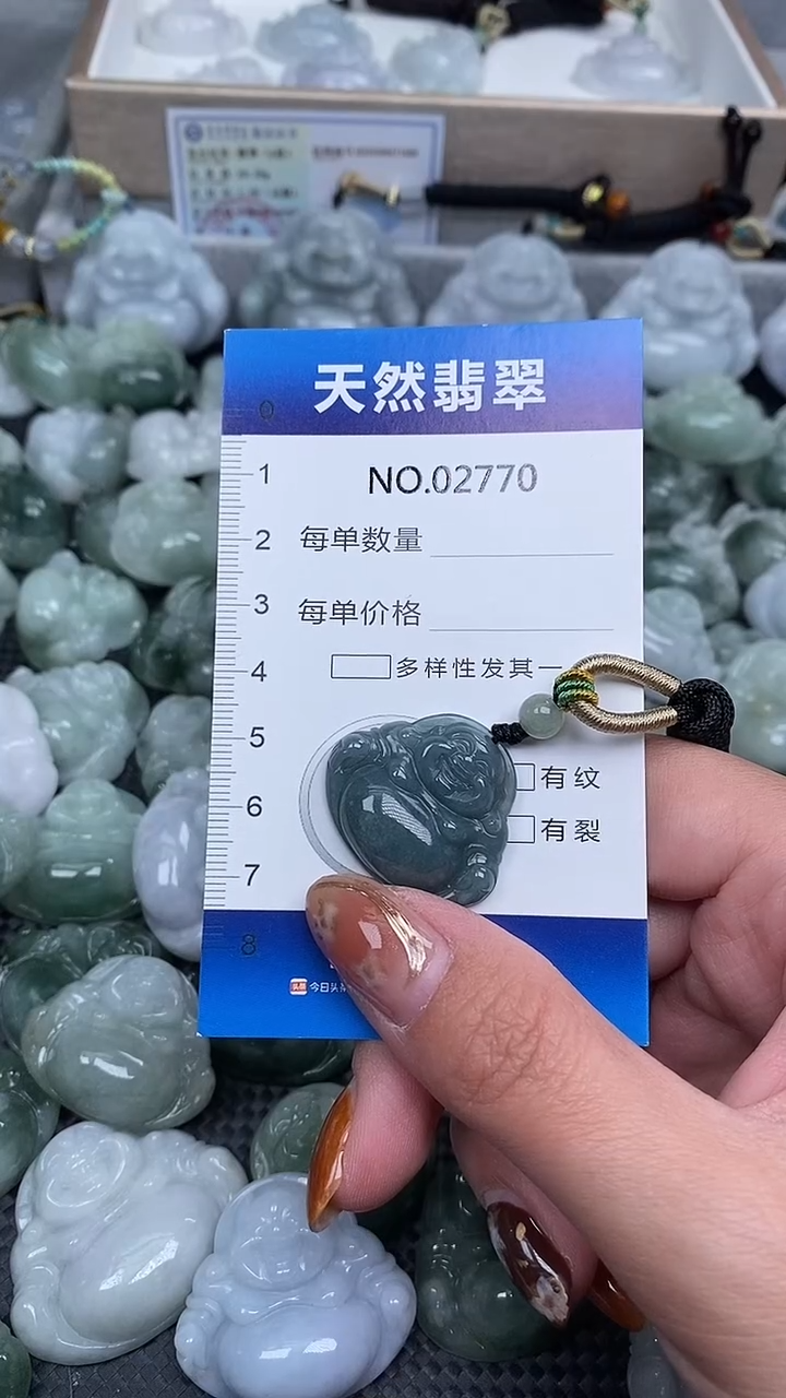颈饰未镶嵌翡翠纯天然A货翡翠2770