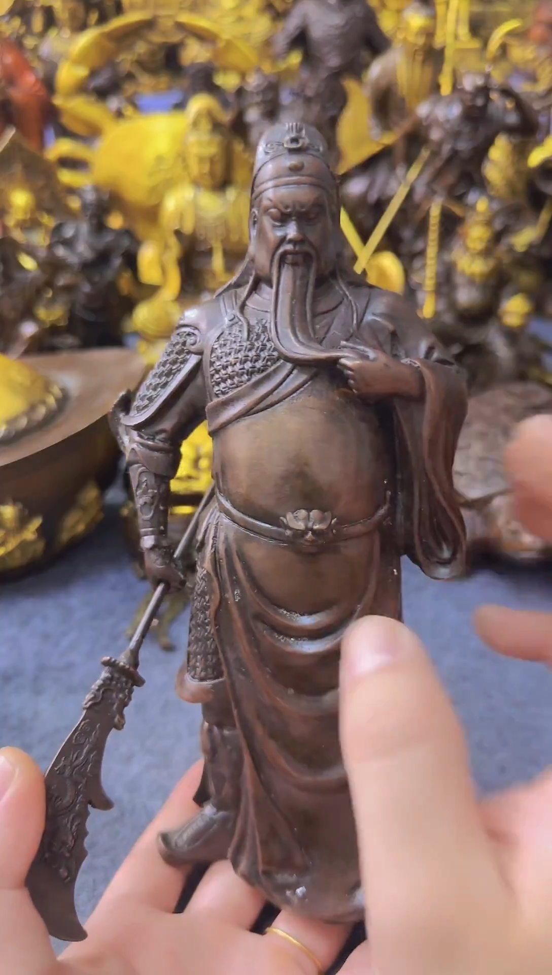 老黄黄铜摆件装饰品