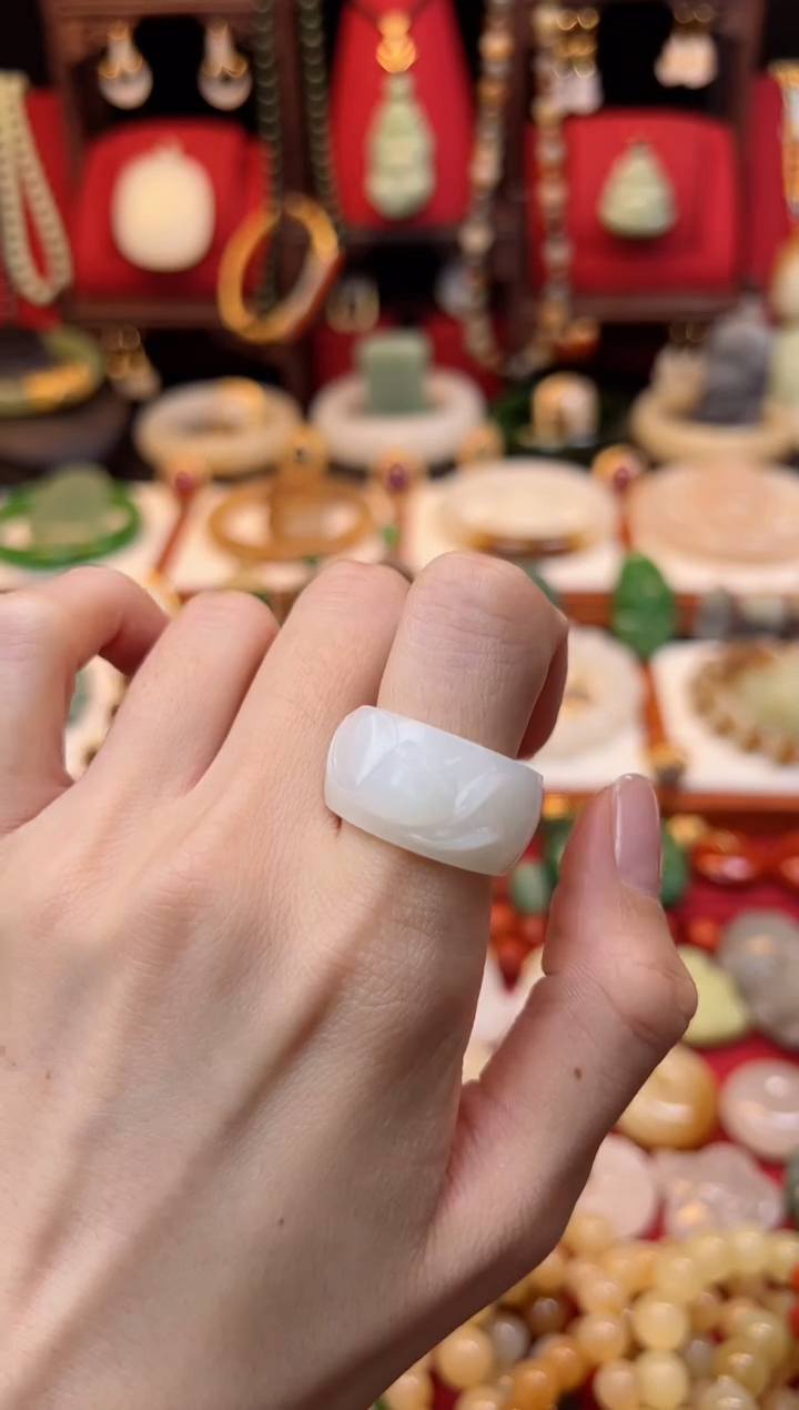 【闪购商品】和田玉戒指未镶嵌1