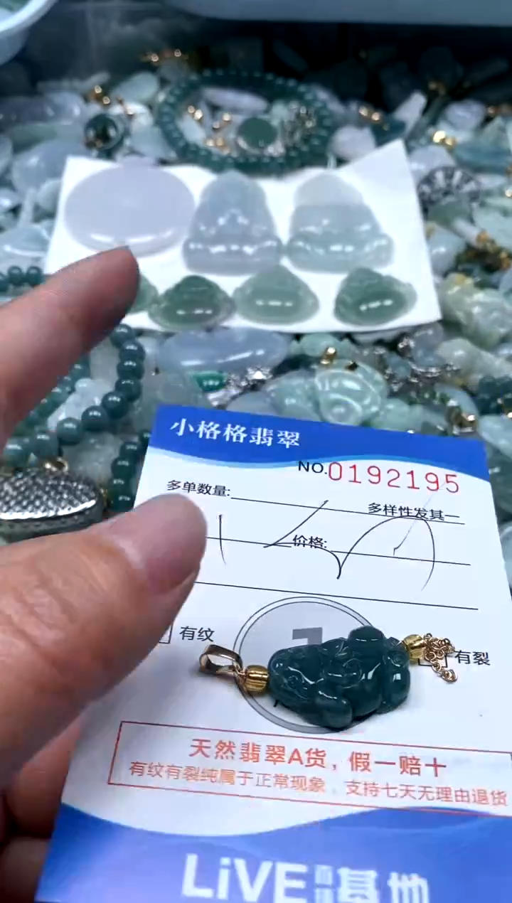 【闪购商品】翡翠颈饰未镶嵌闪购商品0192195