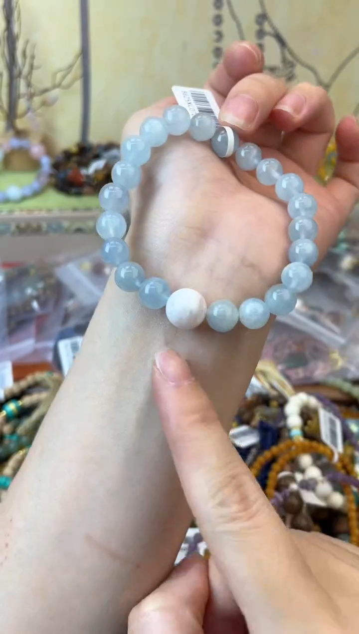 海蓝宝石手链未镶嵌418