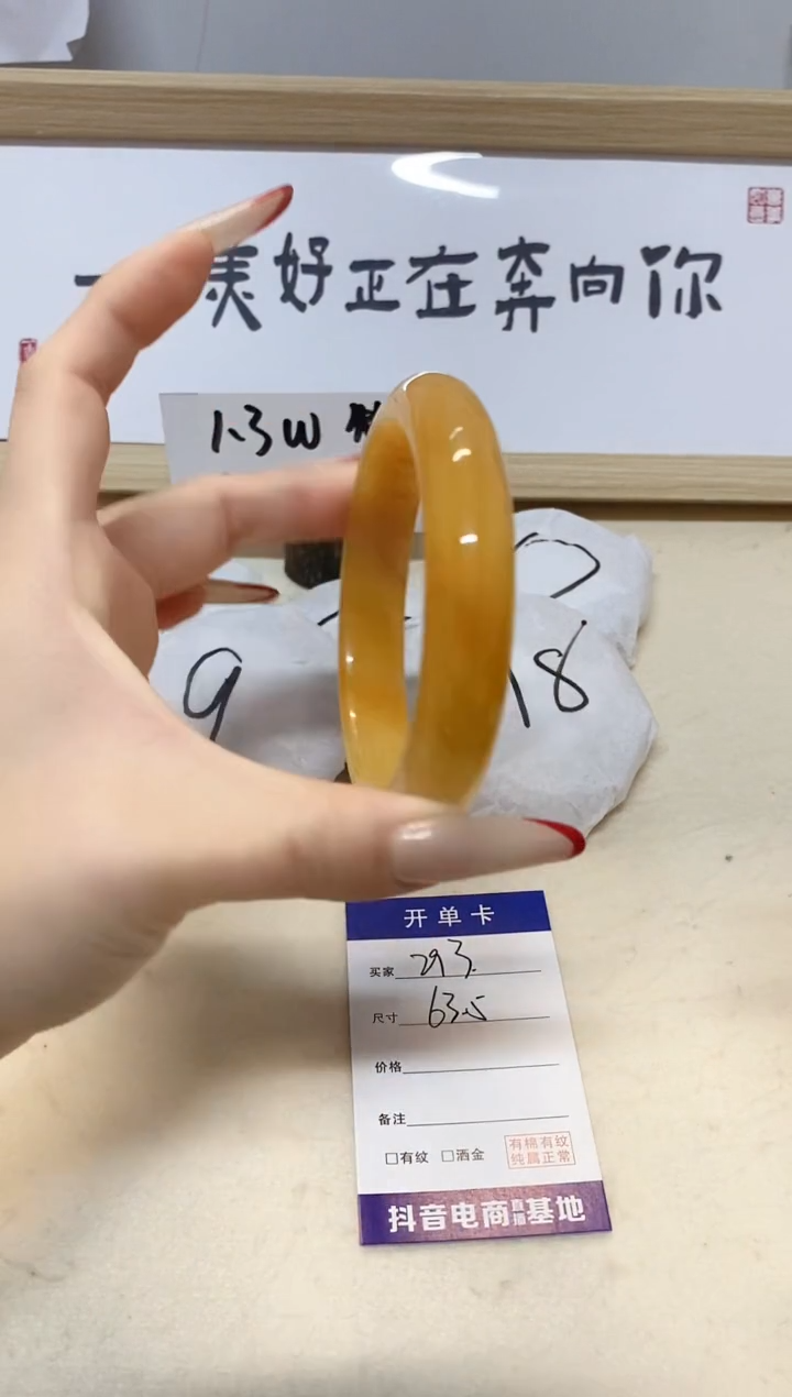【闪购商品】石英质玉手镯未镶嵌293/63.5