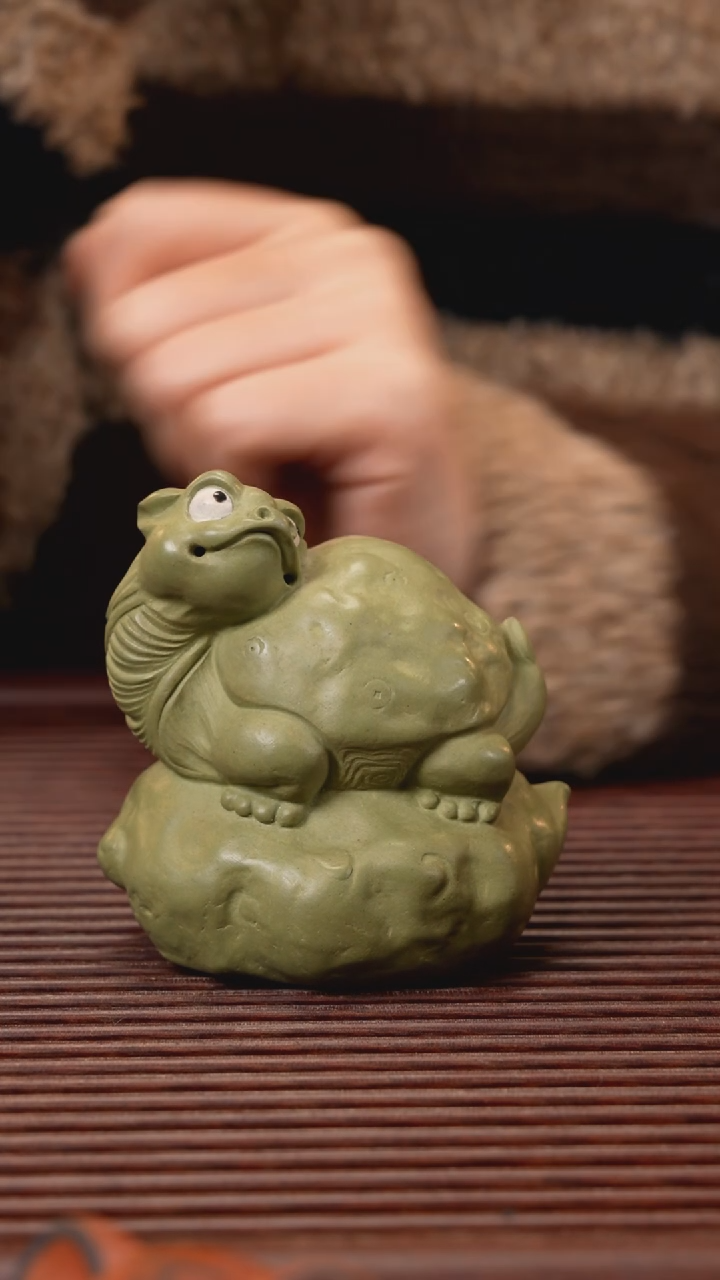 【闪购商品】紫砂茶宠回头小龟