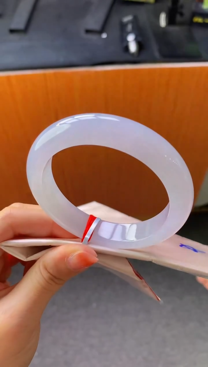 未镶嵌手镯翡翠-Q74 圈口55.8