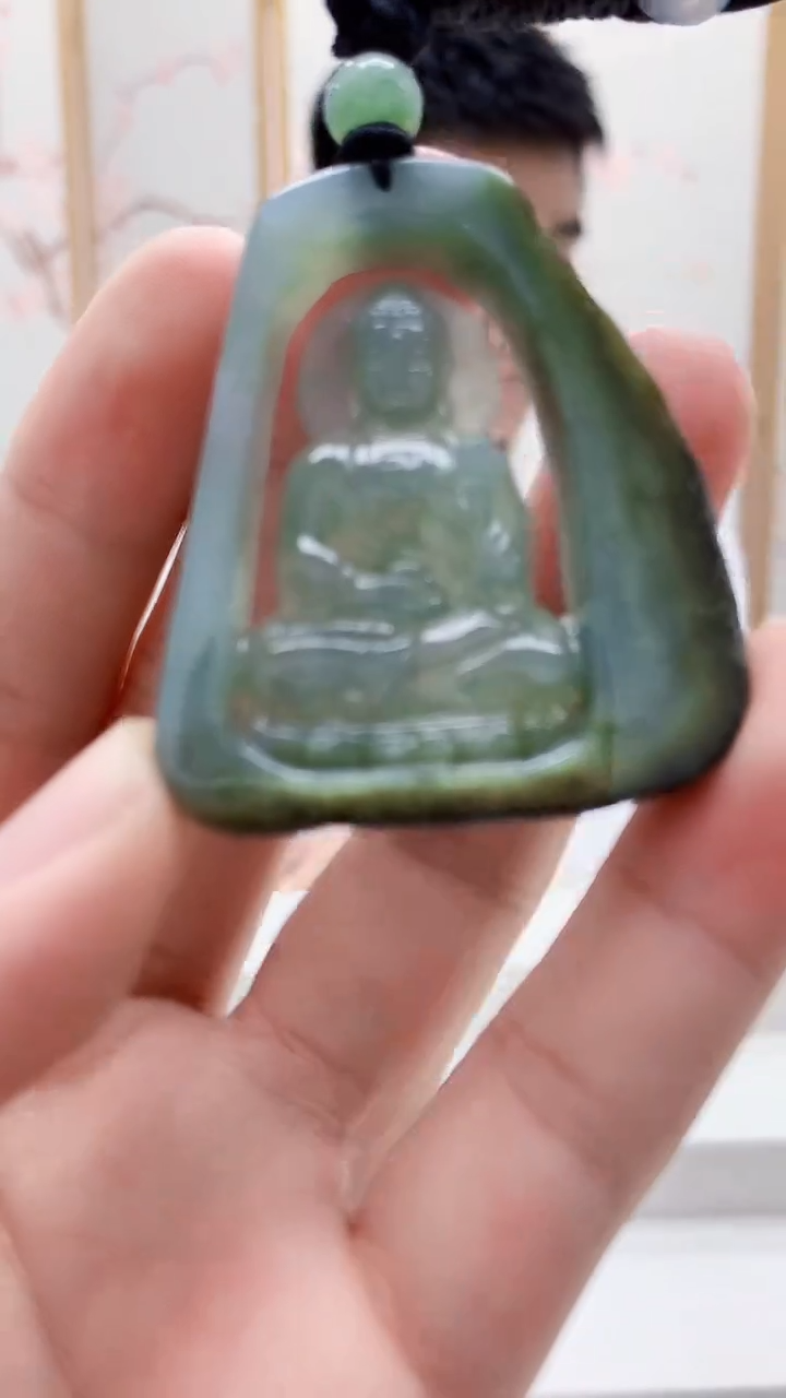 未镶嵌定制翡翠5028bb-毛货挂件69